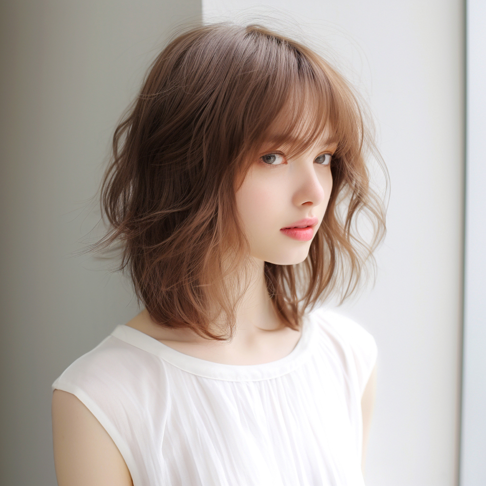 ショートヘアの女性